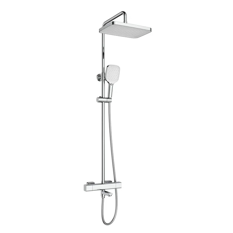 Душевая колонна Mixxus Premium VIRGO 009-J с термостатическим смесителем, 3 функции (MI6645)