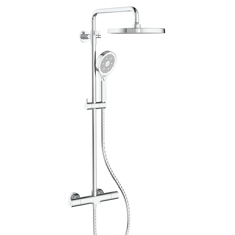 Душевая колонна с термостатическим смесителем Koer KB-55013-01 (Цвет хром) (KR4730)