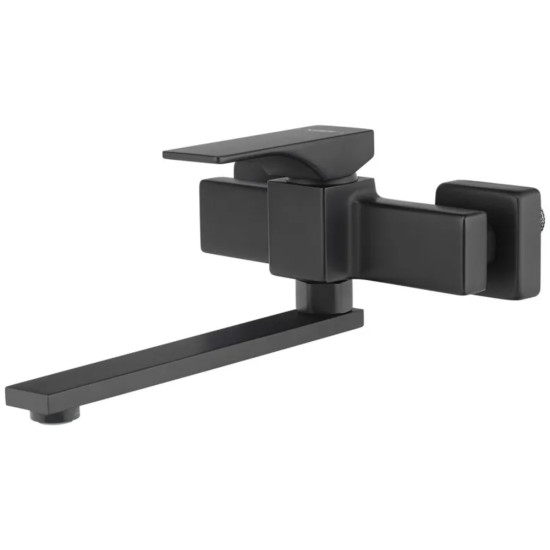 Смеситель для кухни настенный Koer KB-73010-05 (Цвет черный) (KR3491)