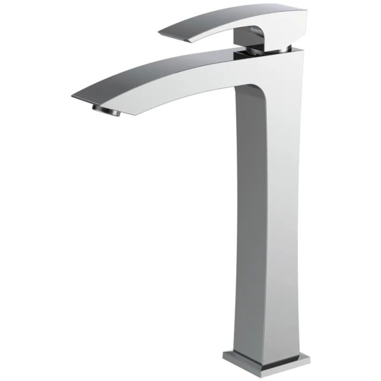 Смеситель для умывальника Koer KB-11007-01 высокий (Цвет хром) (KR3440)