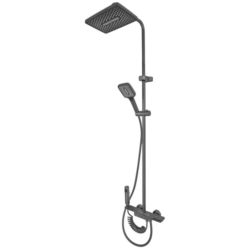 Душова колона із змішувачем MIXXUS PREMIUM TERRA 029-J GRAPHITE (колір графіт) (MI8386)