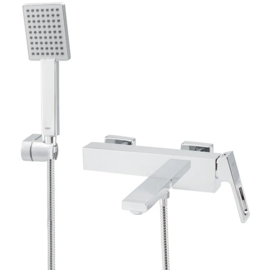 Смеситель для ванны с коротким изливом Koer KB-41009-01 (Цвет хром) (KR3502)