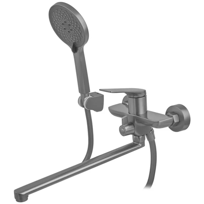 Смеситель для ванны Mixxus Premium DERBY 006 (EURO) GRAPHITE (MI6608)