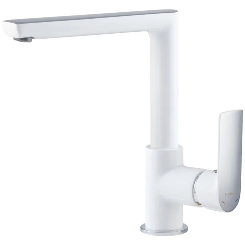 Змішувач для кухні HAIBA ALEX 018 WHITE-CHROME (HB9569)