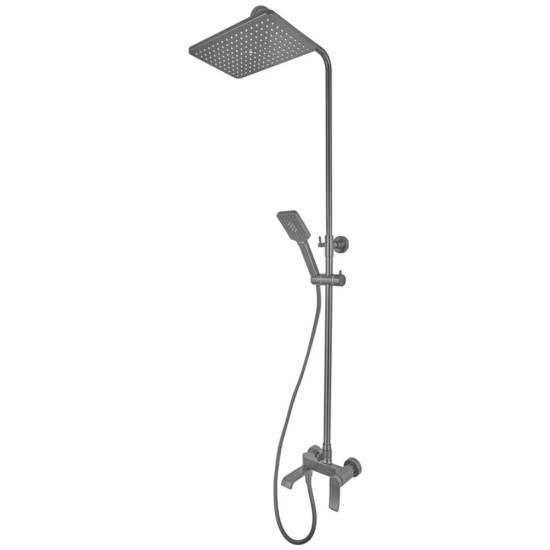Душова колона MIXXUS PREMIUM DALI 009-J GRAPHITE із змішувачем (Колір графіт) (MI6760)