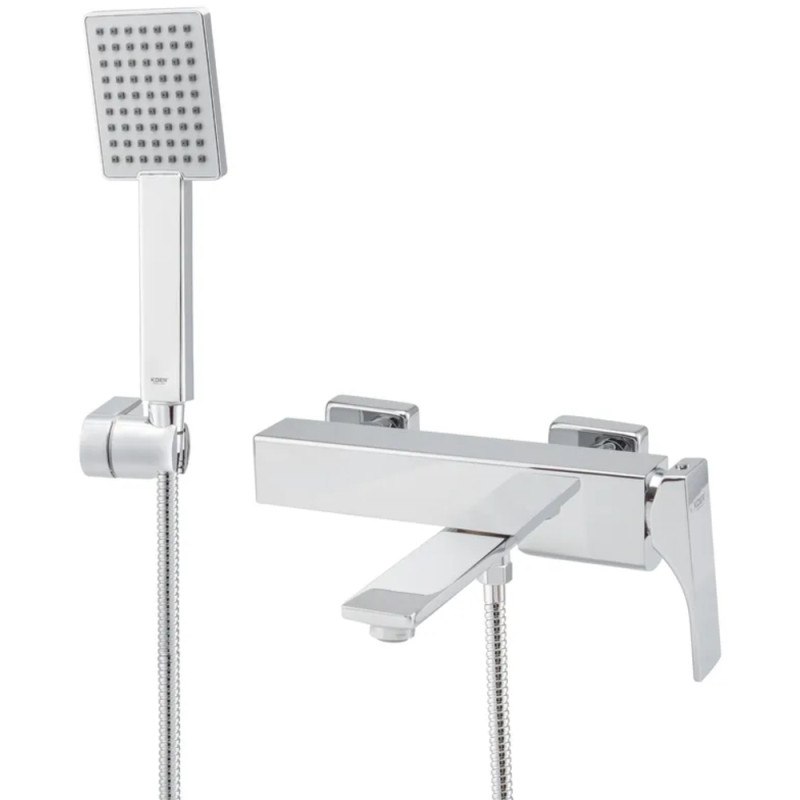 Смеситель для ванны с коротким изливом Koer KB-41010-01 (Цвет хром) (KR3484)