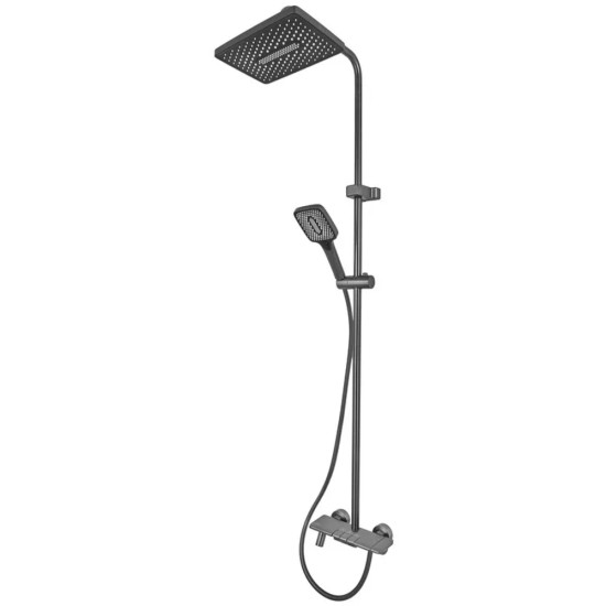 Душова колона із змішувачем MIXXUS PREMIUM RONDA 009-J GRAPHITE (колір графіт) (MI8387)