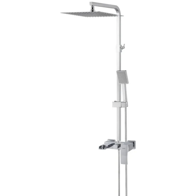 Душевая колонна со смесителем водопад Koer KB-58007-01 (Цвет хром) (KR3462)