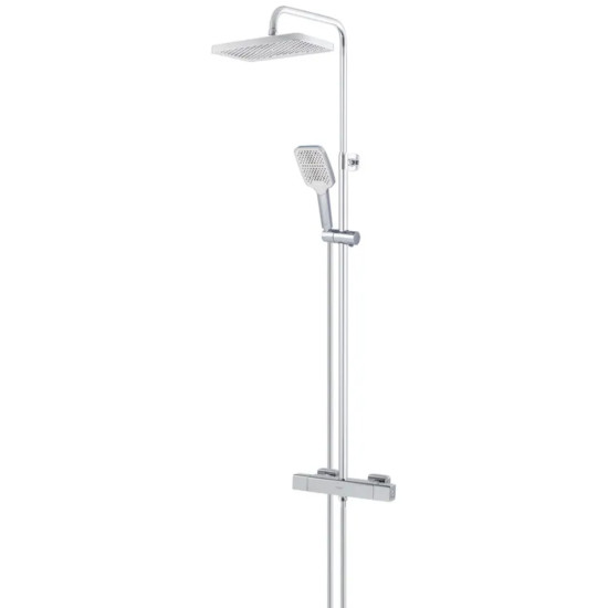 Душевая колонна с термостатическим смесителем Koer KB-53038-01 2 функции (Цвет хром) (KR5959)