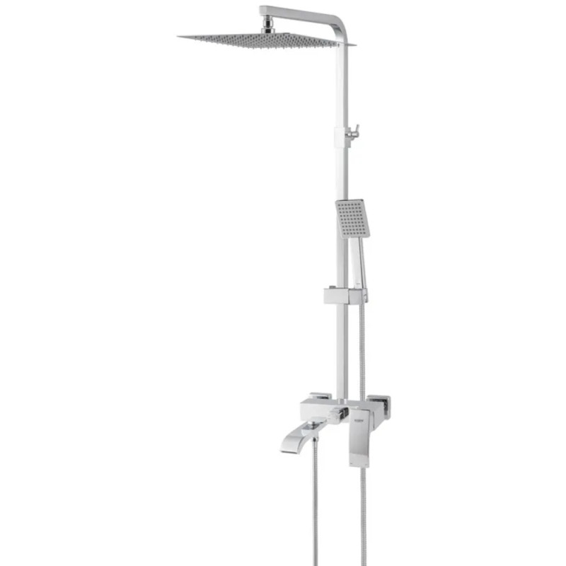 Душова колона із змішувачем Koer KB-56007-01 (Колір хром) (KR3460)