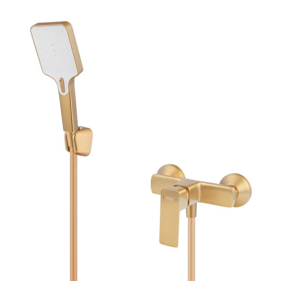 Змішувач для душу Haiba KUBUS 003 BRUSHED GOLD (HB9626)