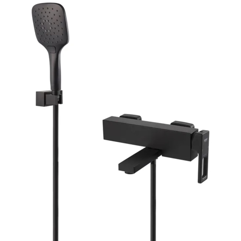 Смеситель для ванны с коротким изливом KOER KB-41009-05 (Цвет черный) (KR6018)