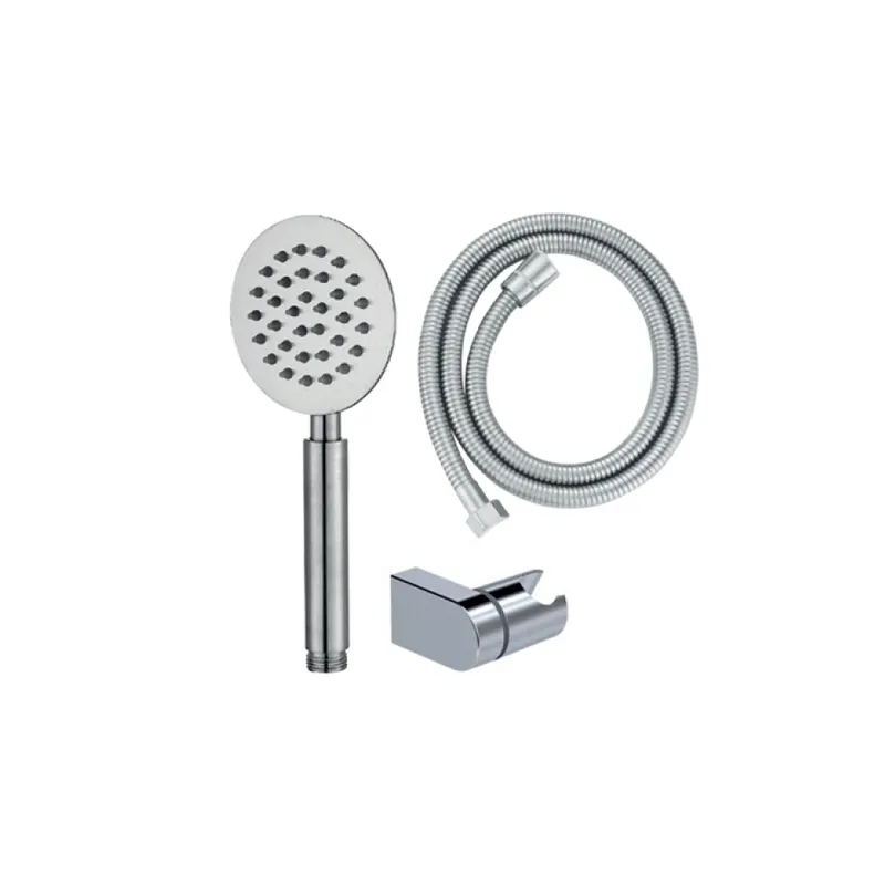 Душевой набор Mixxus Shower SET-01.SUS (шланг, лейка, кронштейн) с нерж. стали (MI6156)