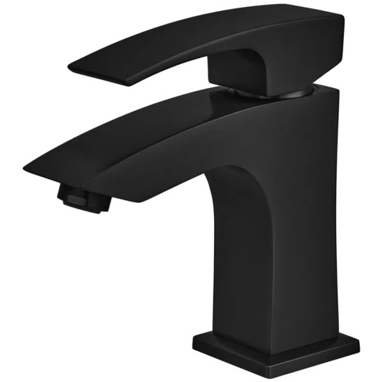 Смеситель для умывальника Koer KB-10007-05 (Цвет черный) (KR3439)