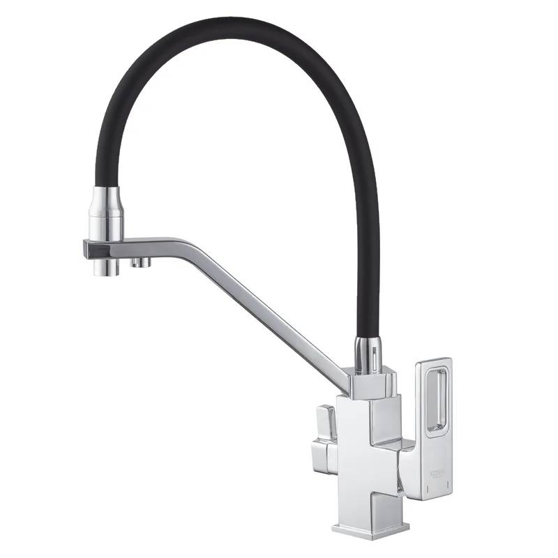 Смеситель для кухни Koer KB-72009-01 с выходом для питьевой воды (KR5006)