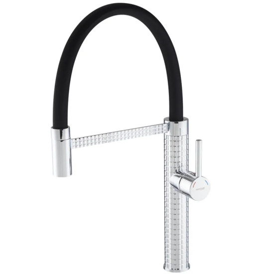 Смеситель для кухни Mixxus Premium Oliwer 017 REFL.BLACK (MI6965)