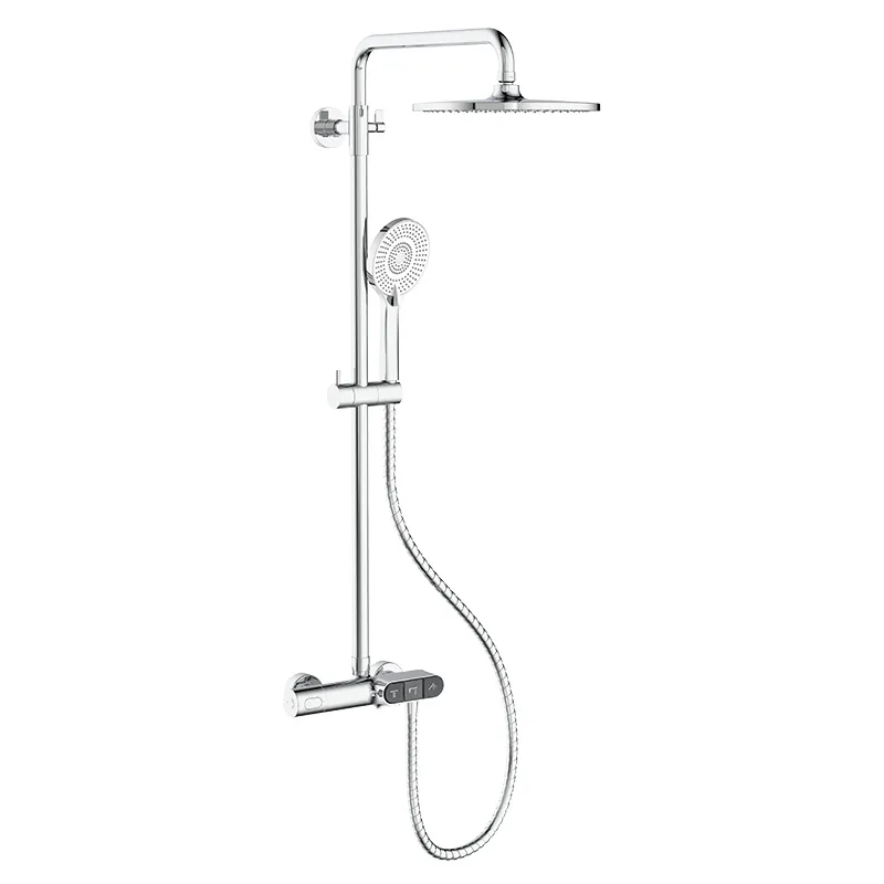 Душевая колонна с термостатическим смесителем Koer KB-55014-01 (Цвет хром) (KR4732)