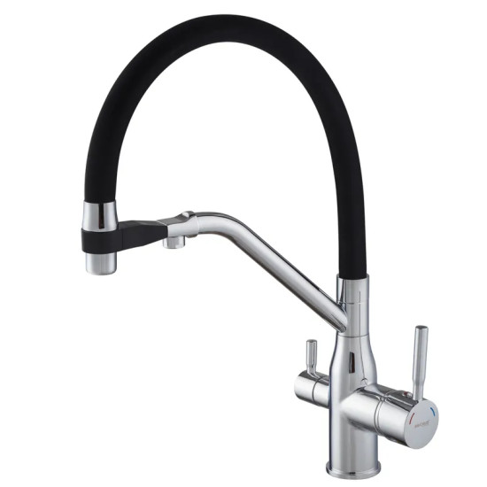Смеситель для кухни Mixxus Premium Gravity 021 REFL.BLACK (MI6977)