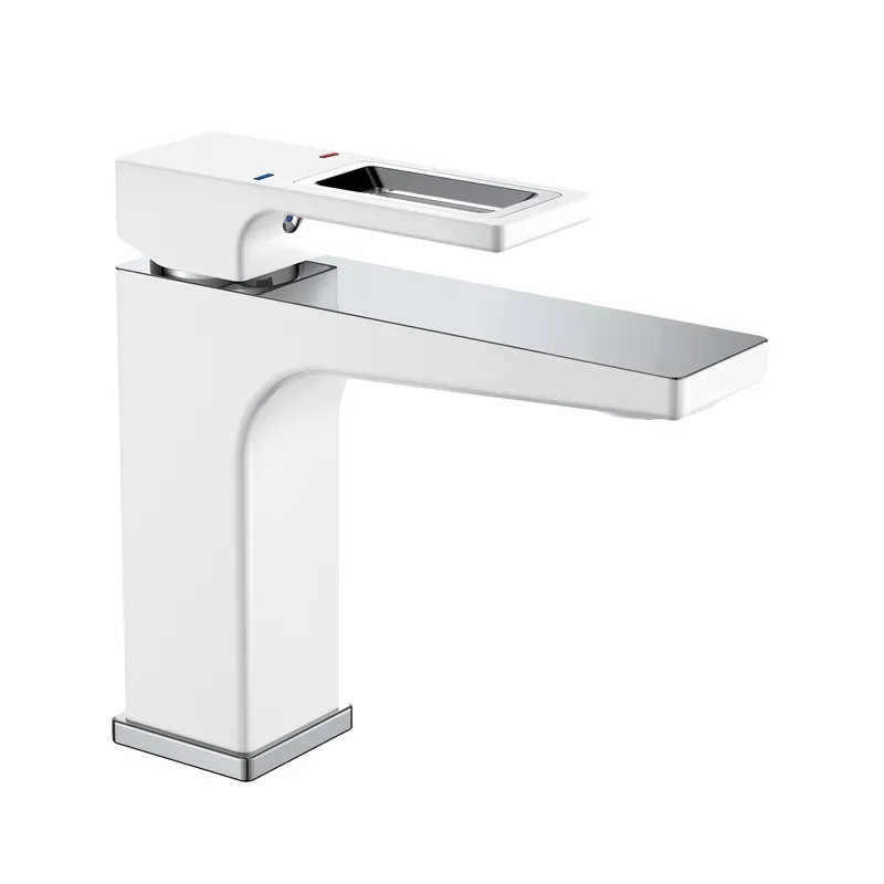 Смеситель для умывальника Mixxus Premium WALTER 001 WHITE-CHROME (MI6620)