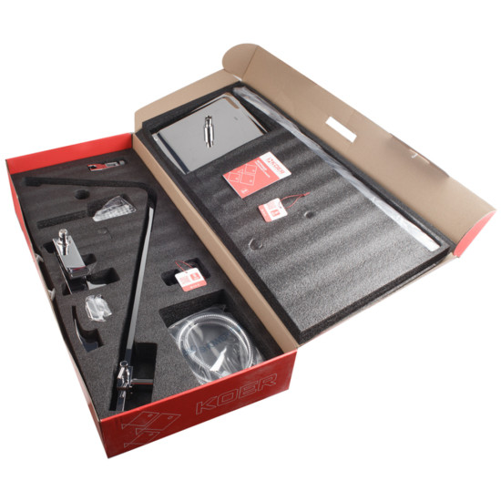 Душова колона із змішувачем Koer KB-56007-01 (Колір хром) (KR3460)