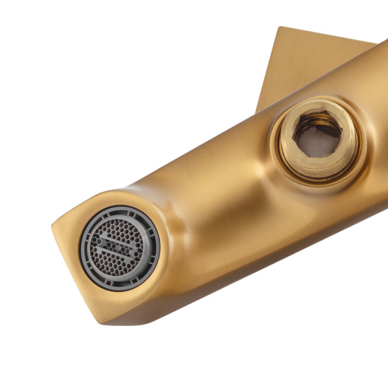 Смеситель для ванны Haiba GAUDI 009 EURO BRUSHED GOLD (HB9599)