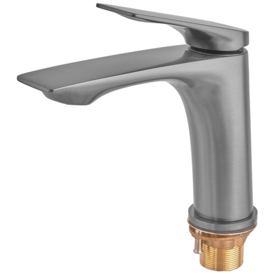Смеситель для умывальника Mixxus Premium DERBY 001 GRAPHITE (MI6607)