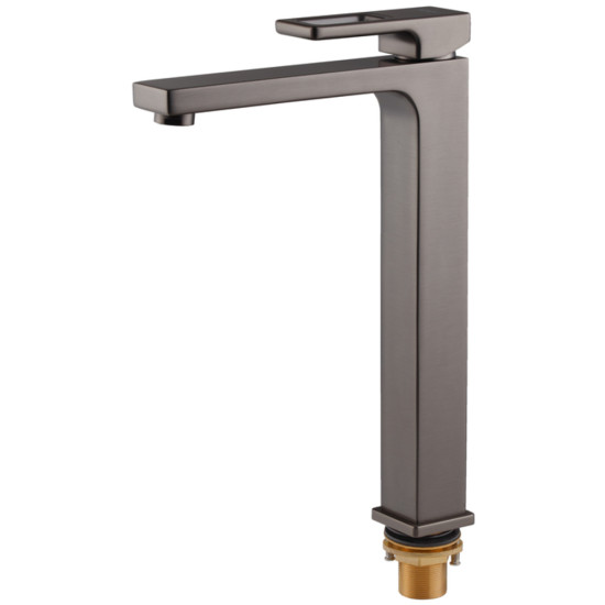 Змішувач для умивальника високий KOER KB-11009-07 (Колір графіт) (KR5978)