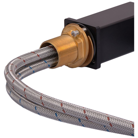 Змішувач для умивальника Koer KB-10009-05 (Колір чорний) (KR3499)