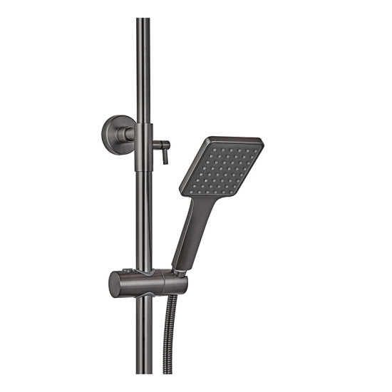 Душова колона із змішувачем Haiba Milano 003-J Graphite (HB4009)