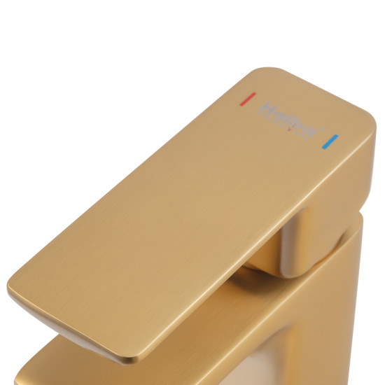 Смеситель гигиенический для биде Haiba KUBUS 002 BRUSHED GOLD (HB9624)