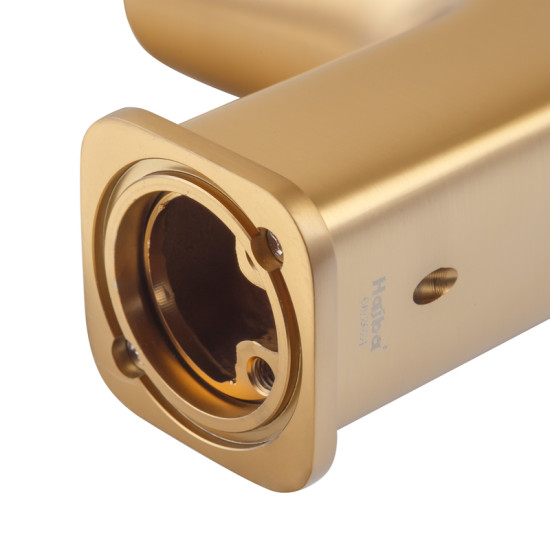 Смеситель гигиенический для биде Haiba KUBUS 002 BRUSHED GOLD (HB9624)