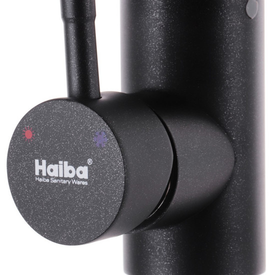 Смеситель для кухни Haiba SUS 011 черный (HB0993)