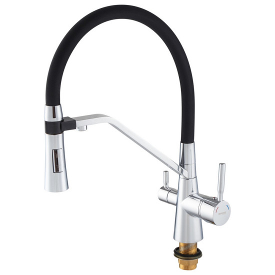Смеситель для кухни Mixxus Premium Magnet 021 REFL.BLACK (MI6973)
