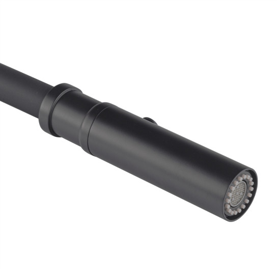 Смеситель для кухни Koer KI-70026-05 с черным силиконовым изливом (KR5210)