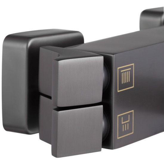 Душова колона із змішувачем HAIBA KANT 009-J GRAPHITE (Колір графіт) (HB9665)