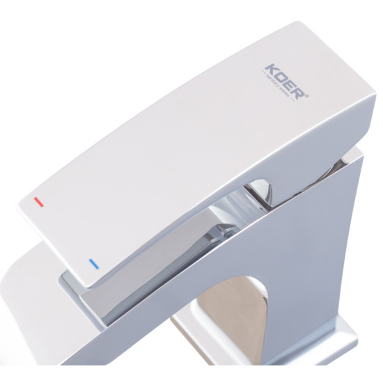 Смеситель для умывальника Koer KB-10007-01 (Цвет хром) (KR3438)