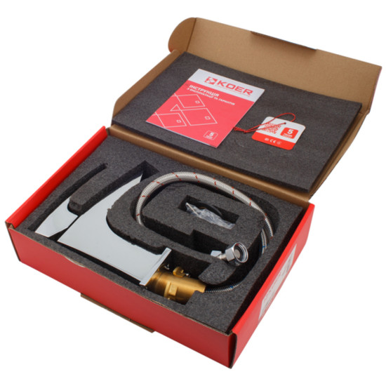 Смеситель для умывальника Koer KB-10007-01 (Цвет хром) (KR3438)