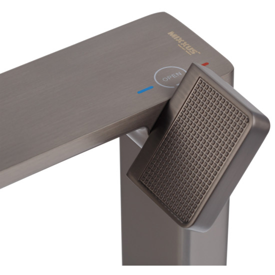Змішувач для умивальника MIXXUS PREMIUM TERRA 001 GRAPHITE (колір графіт) (MI8383)