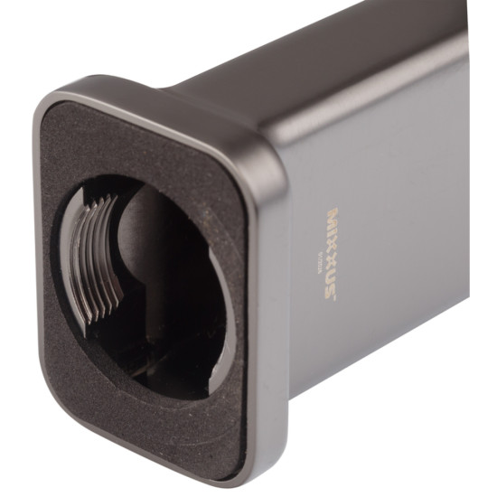 Змішувач для умивальника MIXXUS PREMIUM TERRA 001 GRAPHITE (колір графіт) (MI8383)