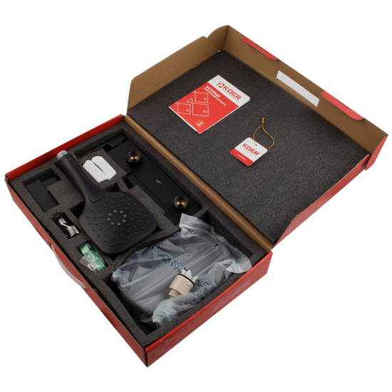 Смеситель для ванны с коротким изливом KOER KB-41009-05 (Цвет черный) (KR6018)
