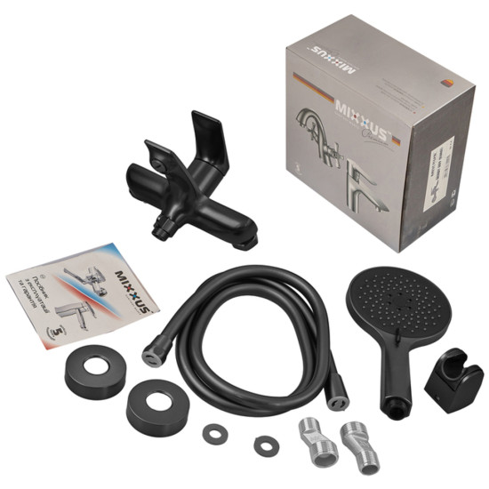 Смеситель для ванны Mixxus Premium DERBY 009 (EURO) BLACK (MI6603)