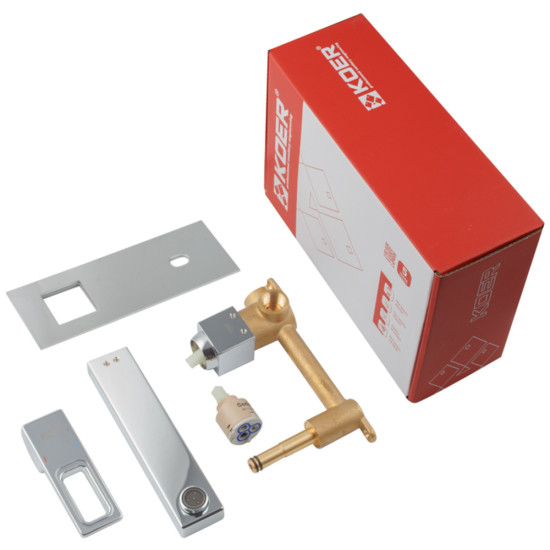 Смеситель для умывальника встраиваемый KOER KB-16009-01 (Цвет хром) (KR5979)