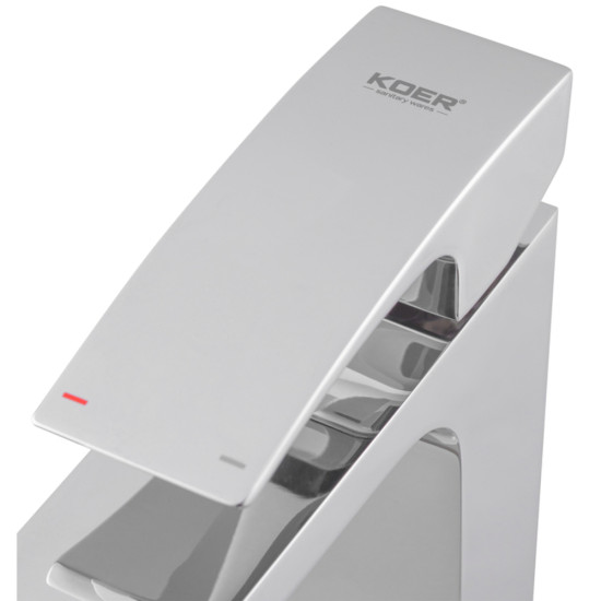 Смеситель для умывальника Koer KB-13007-01 высокий (Цвет хром) (KR3444)