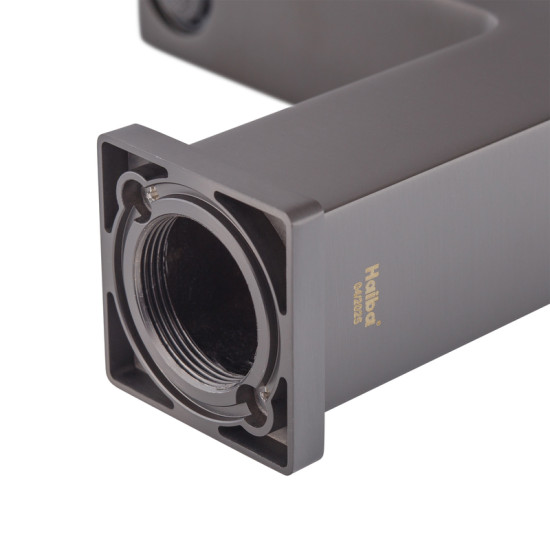 Змішувач для умивальника Haiba Kant 001 Graphite (Колір графіт) (HB9664)