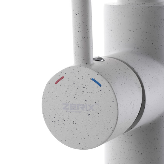 Смеситель для кухни Zerix LR4055W-3 с выходом для питьевой воды (ZX2643)