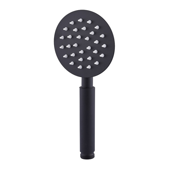 Лейка для душа Mixxus SH-01.SUS Black из нерж. стали (MI6119)