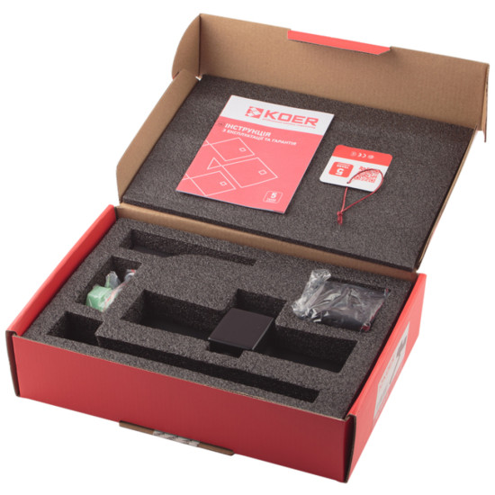 Смеситель для кухни настенный Koer KB-73010-05 (Цвет черный) (KR3491)