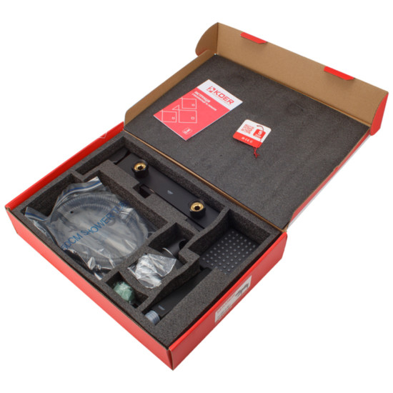 Смеситель для ванны с коротким изливом Koer KB-41010-05 (Цвет черный) (KR3485)