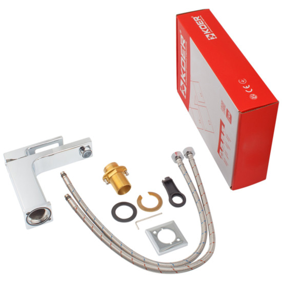 Смеситель для умывальника Koer KB-10009-01 (Цвет хром) (KR3498)