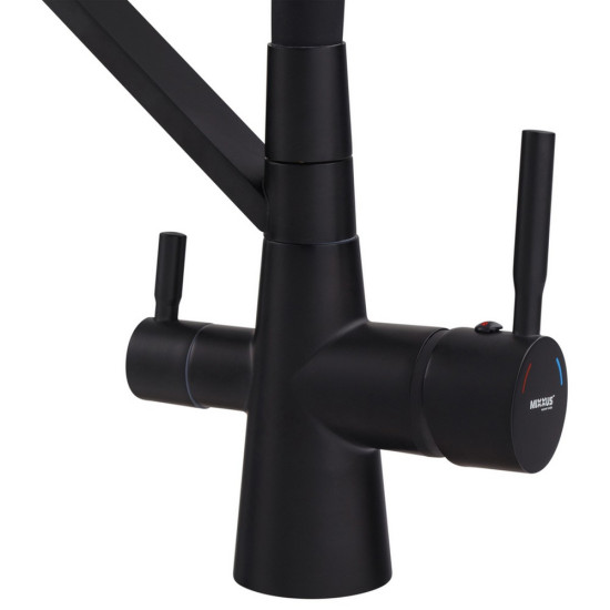 Смеситель для кухни Mixxus Premium Magnet 021 BLACK REFL.BLACK (MI6974)